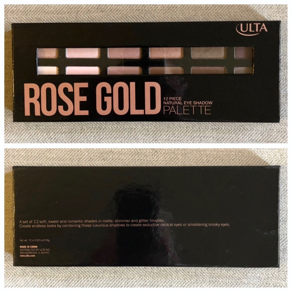 Ulta Rose Gold Eyeshadow Palette
